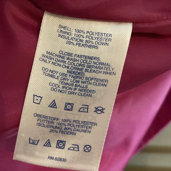 Beautiful, vibrant Lands‘ End puffer vest, women’s size medium (10-12) - Picture 5 of 6